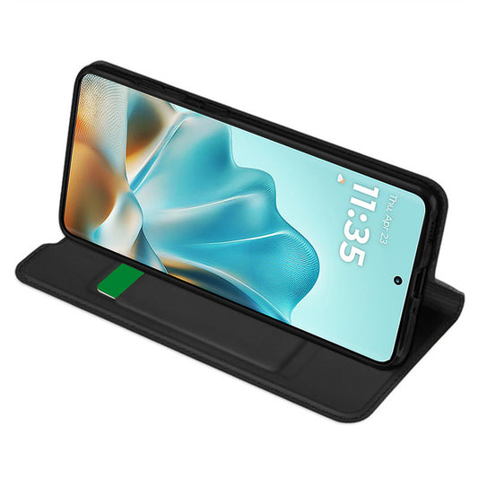 Capa para Motorola Edge 60 Fusion / Edge 60, Techsuit, Magskin Book, Preta