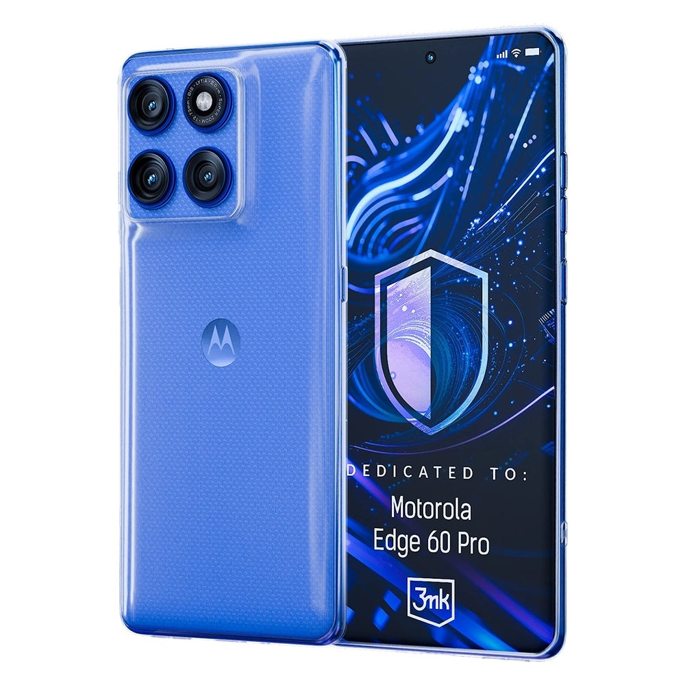 Capa para Motorola Edge 60 Pro, 3MK, Clear, Transparente