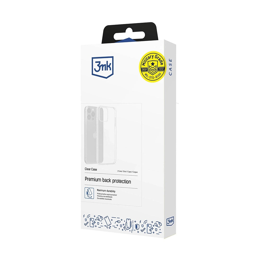 Capa para Motorola Edge 60 Pro, 3MK, Clear, Transparente