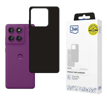 Capa para Motorola Edge 60 Pro, 3MK, Preta Mate