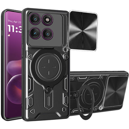 Capa para Motorola Edge 60 Pro, Techsuit, CamGuard Pro, Preta