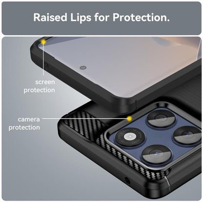 Capa para Motorola Edge 60 Pro, Techsuit, Carbono, Preta