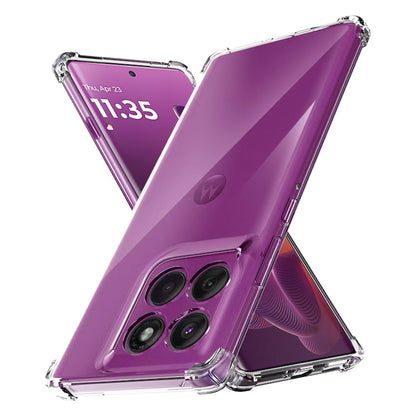 Capa para Motorola Edge 60 Pro, Techsuit, Shockproof Clear, Transparente