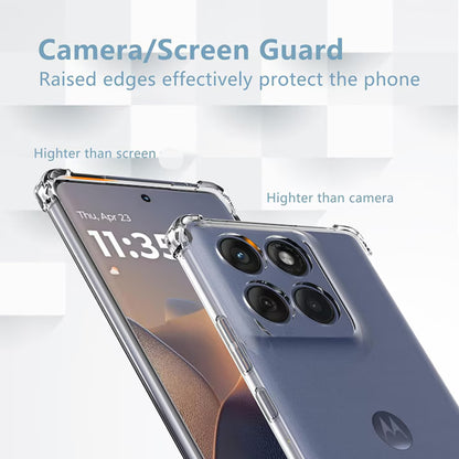 Capa para Motorola Edge 60 Pro, Techsuit, Shockproof Clear, Transparente