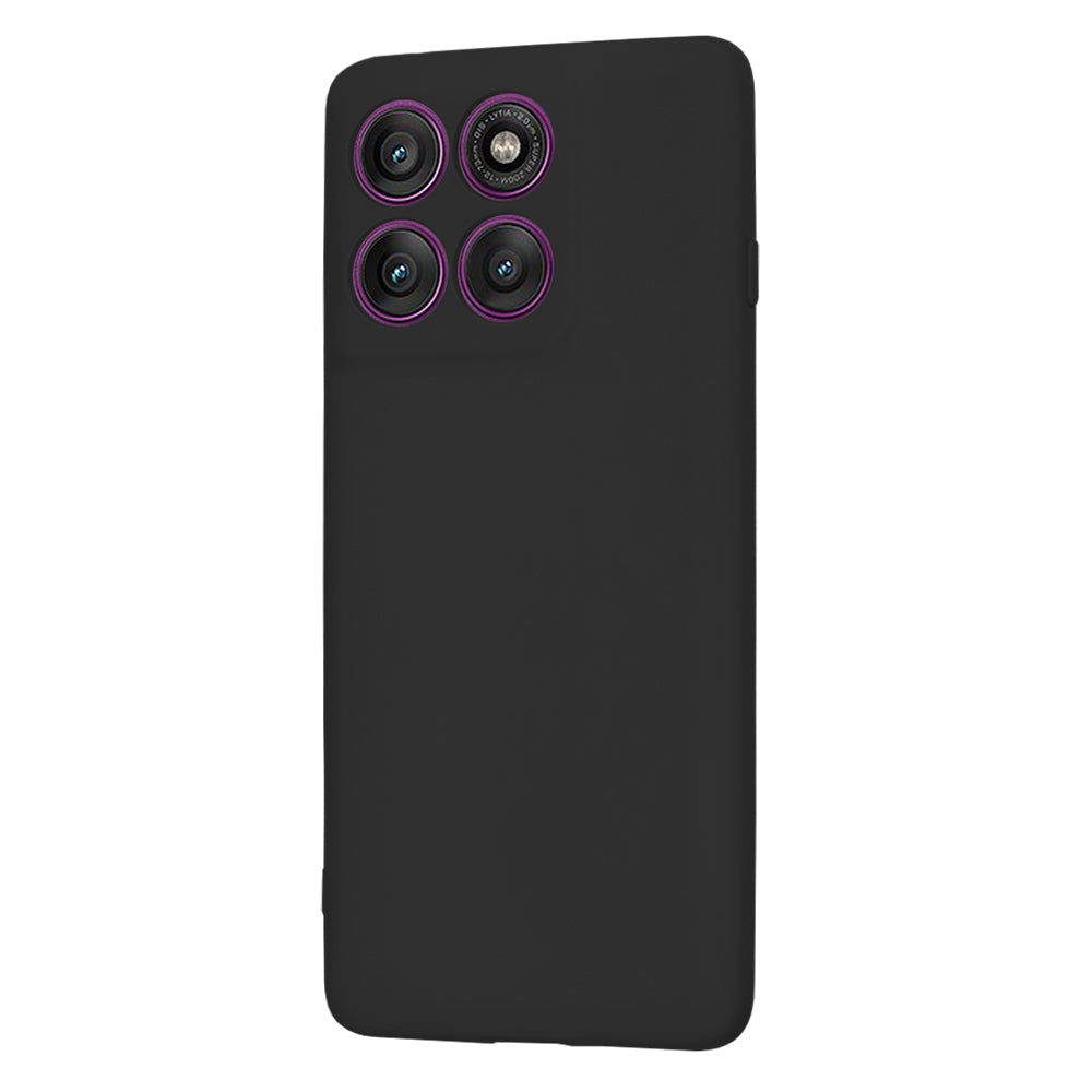 Case for Motorola Edge 60 Pro, Techsuit, SoftFlex, Black