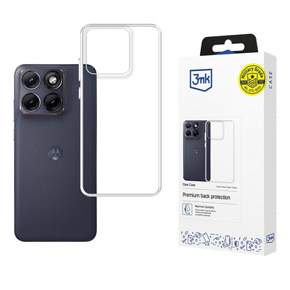 Capa para Motorola Edge 70 Fusion, 3MK, Clear, Transparente