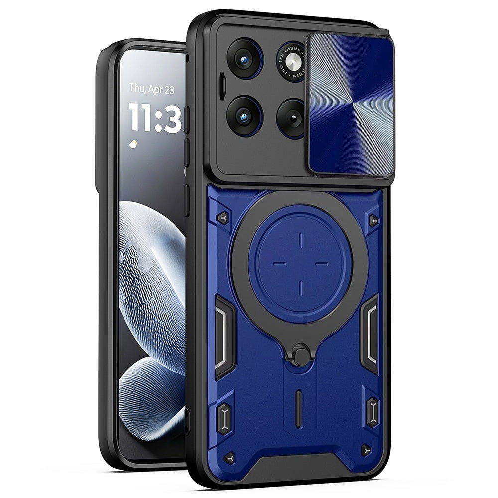 Capa para Motorola Edge 70 Fusion, Techsuit, CamGuard Pro, Azul