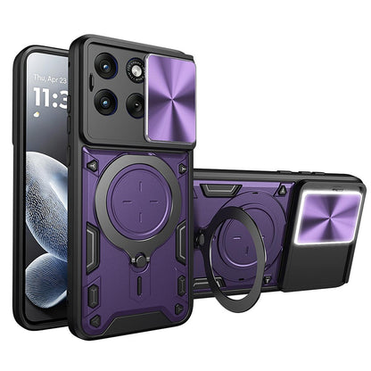 Capa para Motorola Edge 70 Fusion, Techsuit, CamGuard Pro, Roxo