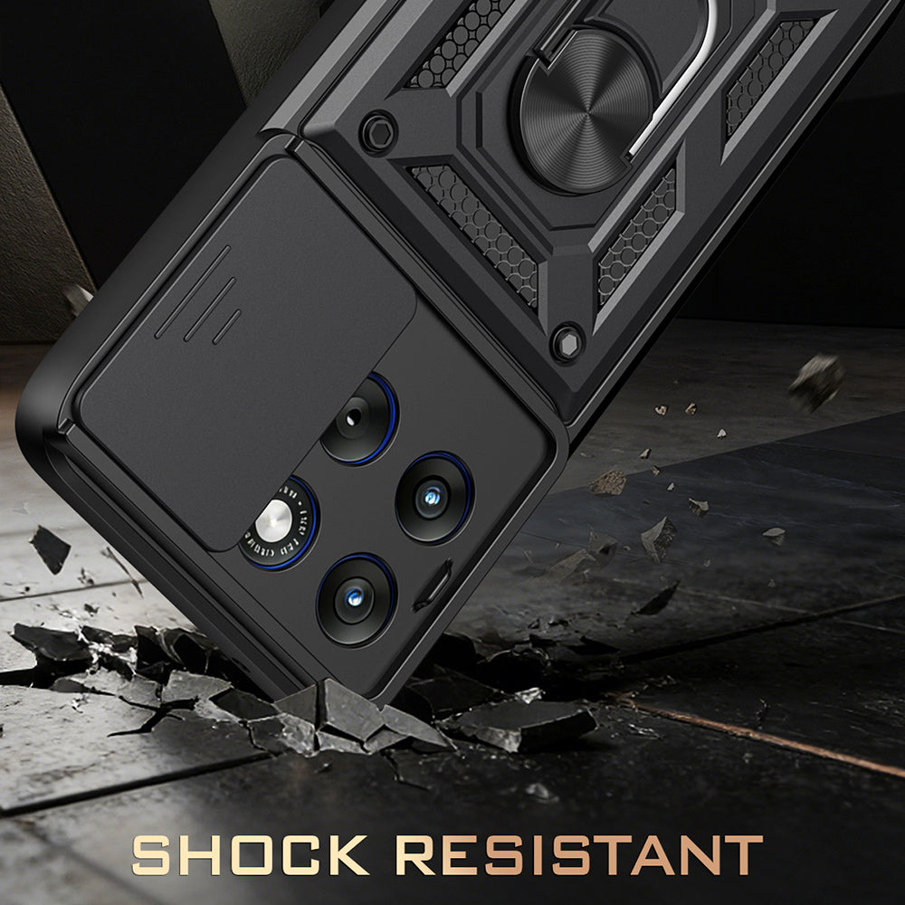 Capa para Motorola Edge 70 Fusion, Techsuit, CamShield, Dourada
