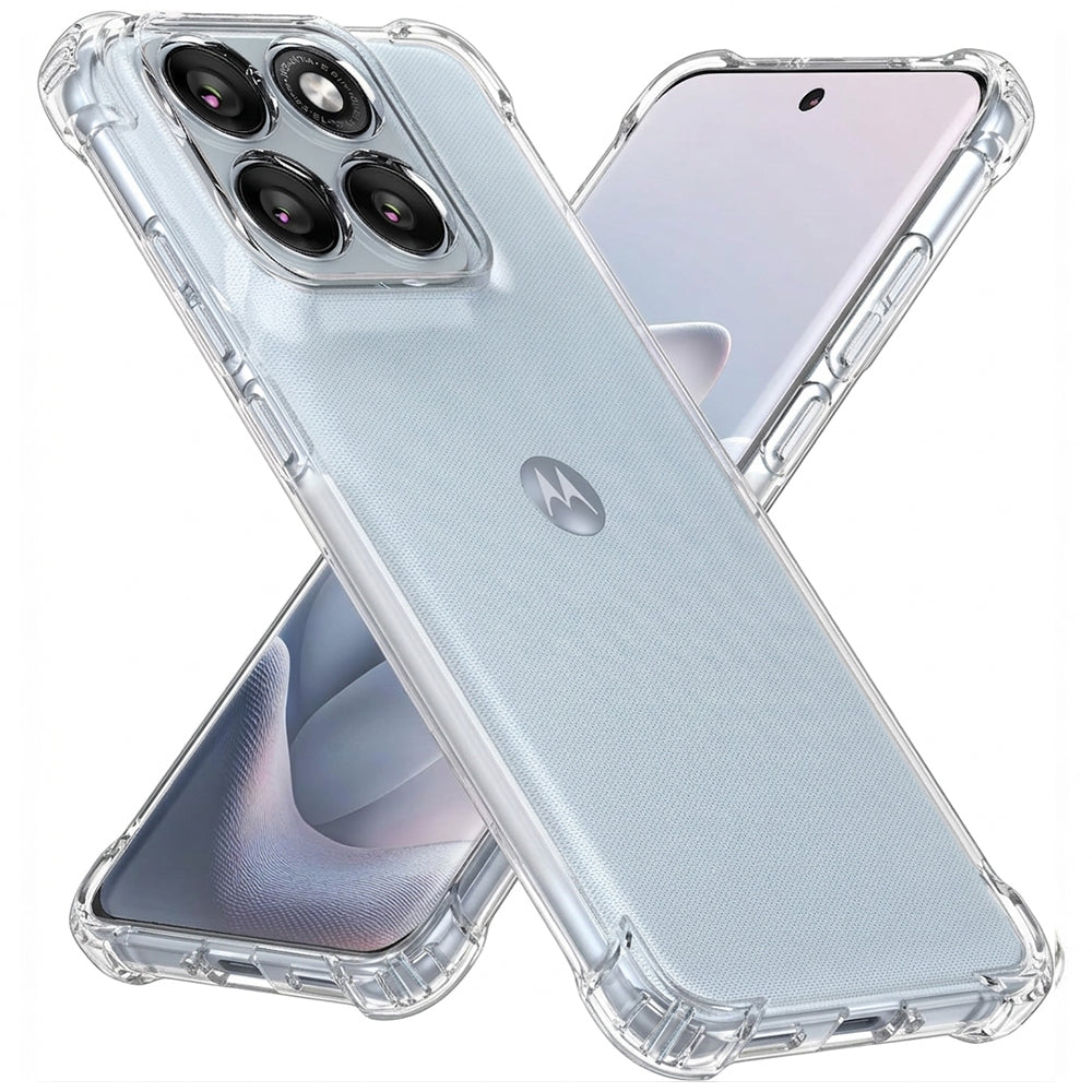 Capa para Motorola Edge 70 Fusion, Techsuit, Shockproof Clear, Transparente