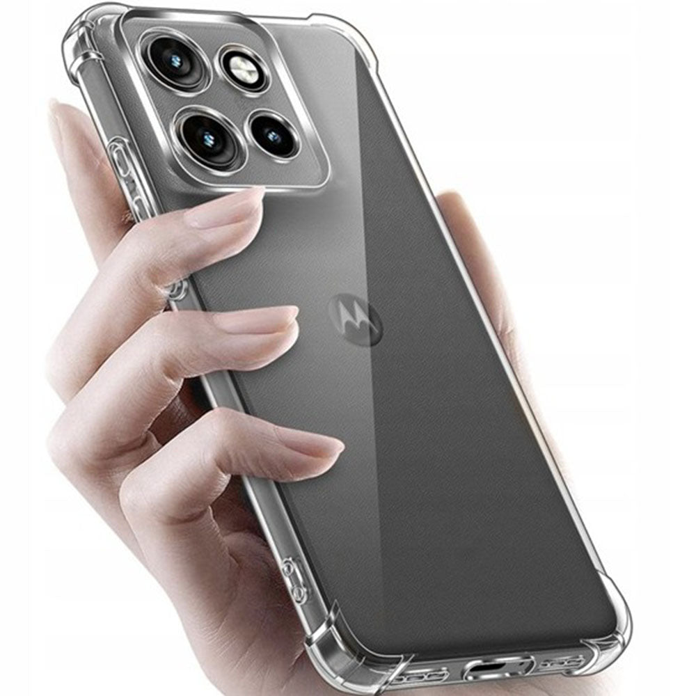 Capa para Motorola Edge 70 Fusion, Techsuit, Shockproof Clear, Transparente