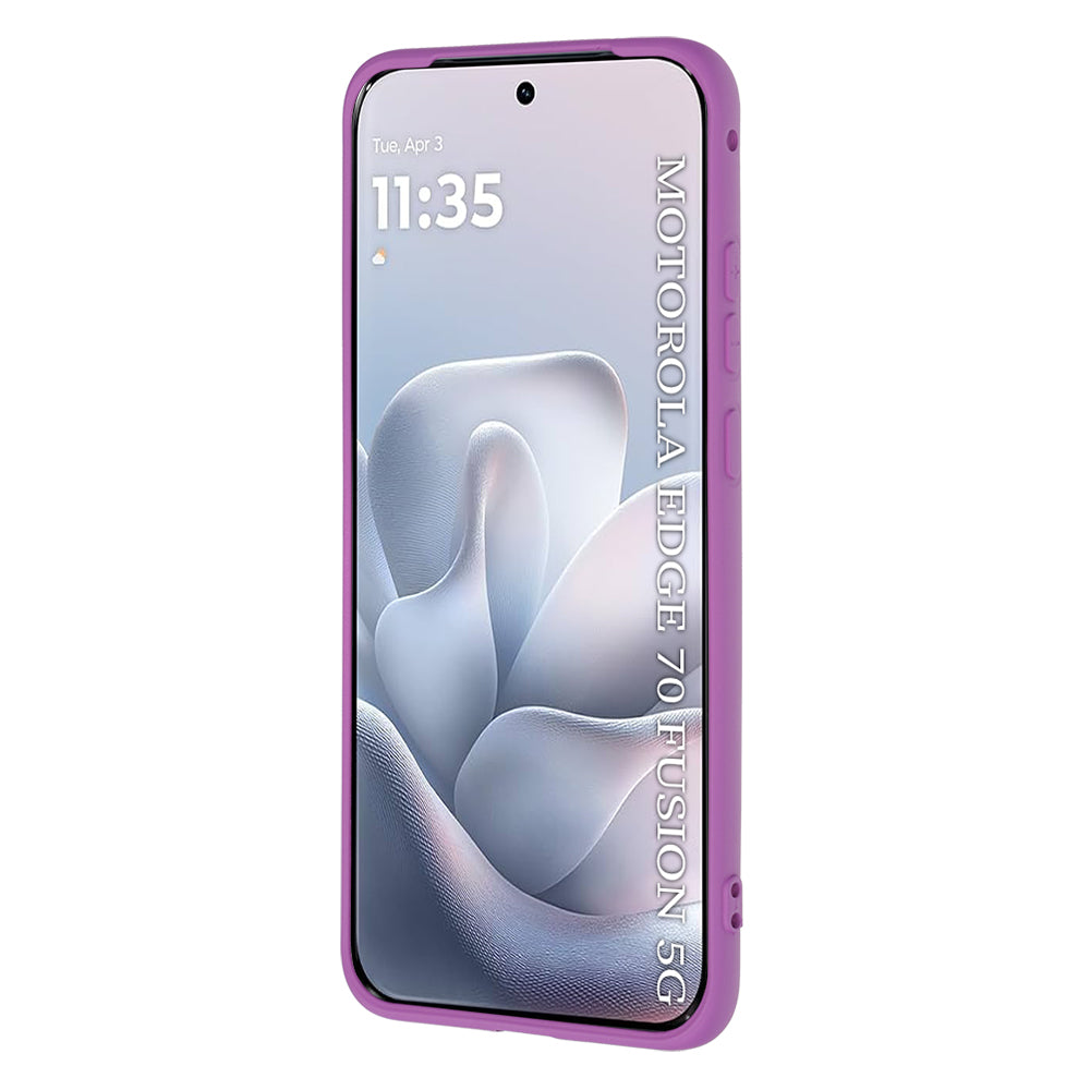 Capa para Motorola Edge 70 Fusion, Techsuit, SoftFlex, Roxo