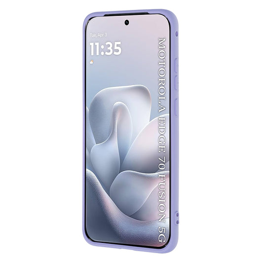 Capa para Motorola Edge 70 Fusion, Techsuit, SoftFlex, Roxo Claro