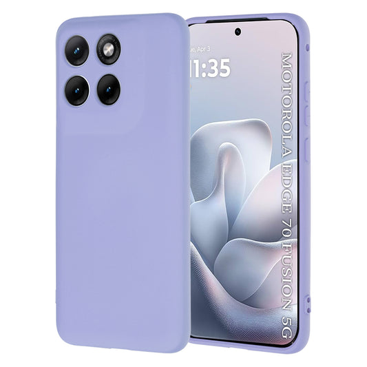 Capa para Motorola Edge 70 Fusion, Techsuit, SoftFlex, Roxo Claro