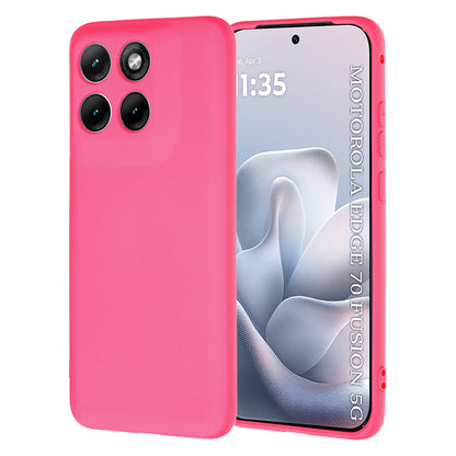 Capa para Motorola Edge 70 Fusion, Techsuit, SoftFlex, Rosa Escuro
