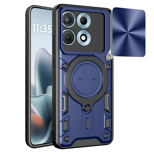 Capa para Motorola Edge 70 Max, Techsuit, CamGuard Pro, Azul