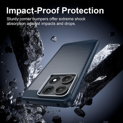 Capa para Motorola Edge 70 Max, Techsuit, Carbono, Azul