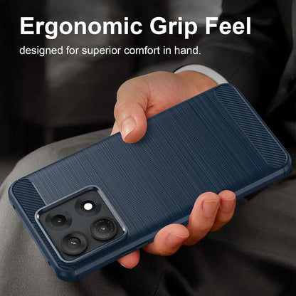 Capa para Motorola Edge 70 Max, Techsuit, Carbono, Azul