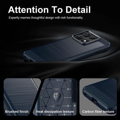 Capa para Motorola Edge 70 Max, Techsuit, Carbono, Azul