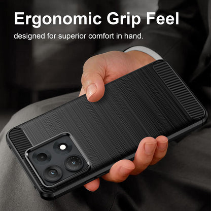 Capa para Motorola Edge 70 Max, Techsuit, Carbono, Preta