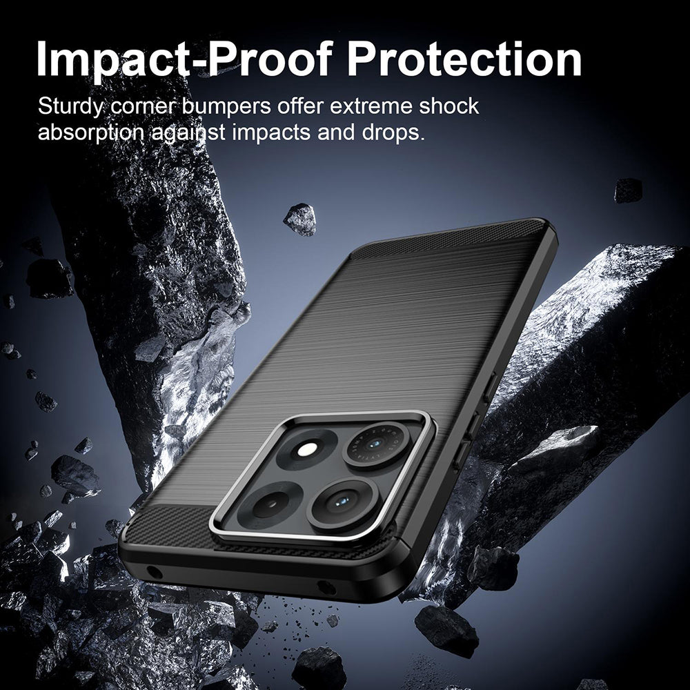 Capa para Motorola Edge 70 Max, Techsuit, Carbono, Preta