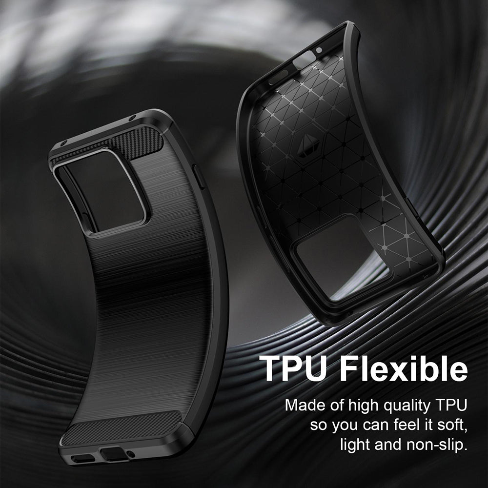 Capa para Motorola Edge 70 Max, Techsuit, Carbono, Preta
