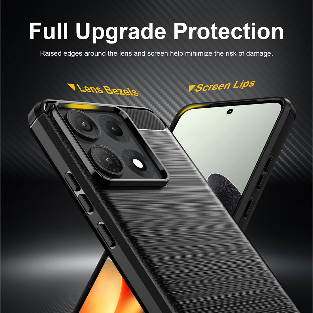 Capa para Motorola Edge 70 Max, Techsuit, Carbono, Preta