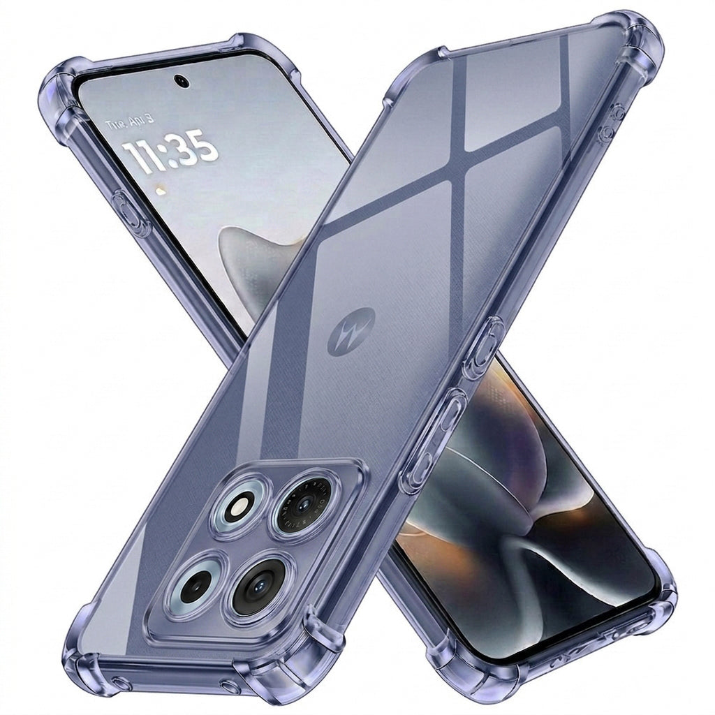 Capa para Motorola Edge 70 Max, Techsuit, Shockproof Clear, Fumado