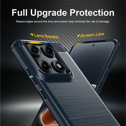 Capa para Motorola Edge 70 Pro, Techsuit, Carbono, Azul