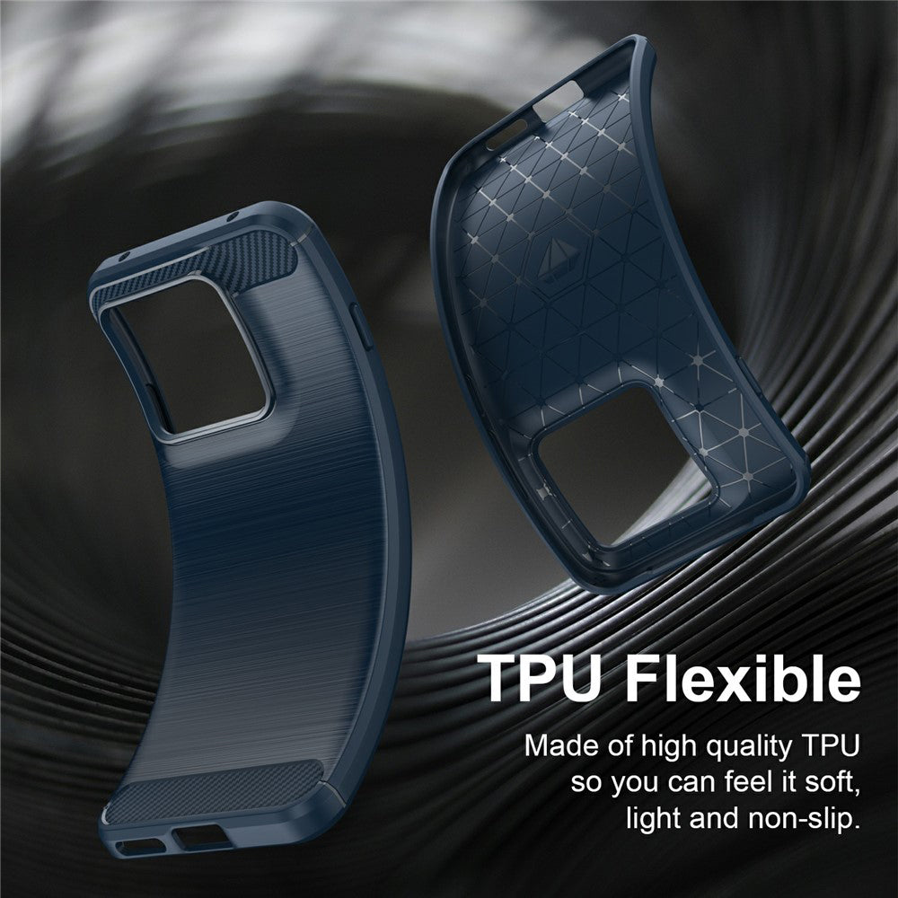 Capa para Motorola Edge 70 Pro, Techsuit, Carbono, Azul