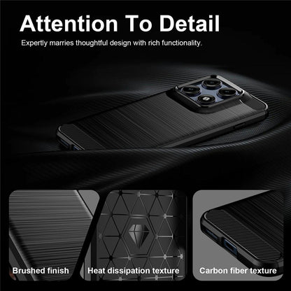 Capa para Motorola Edge 70 Pro, Techsuit, Carbono, Preta