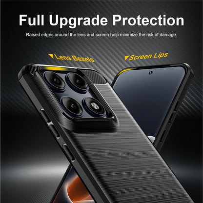 Capa para Motorola Edge 70 Pro, Techsuit, Carbono, Preta