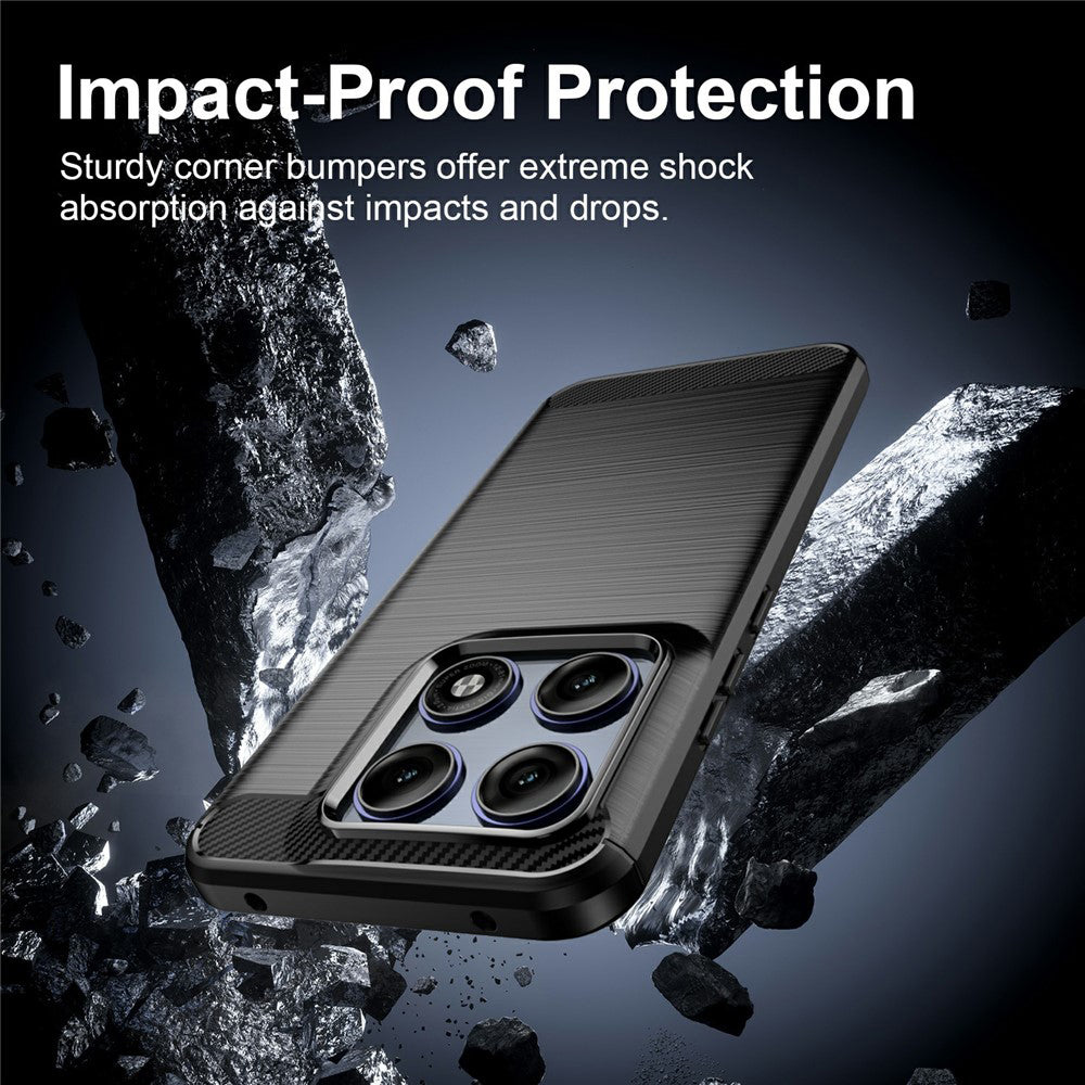 Capa para Motorola Edge 70 Pro, Techsuit, Carbono, Preta