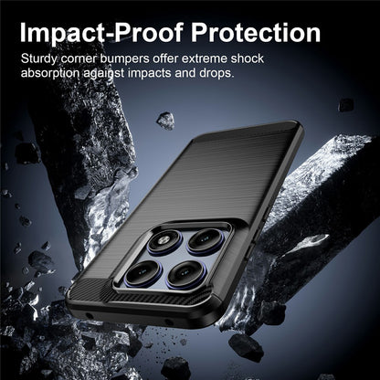 Capa para Motorola Edge 70 Pro, Techsuit, Carbono, Preta