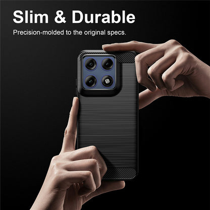 Capa para Motorola Edge 70 Pro, Techsuit, Carbono, Preta