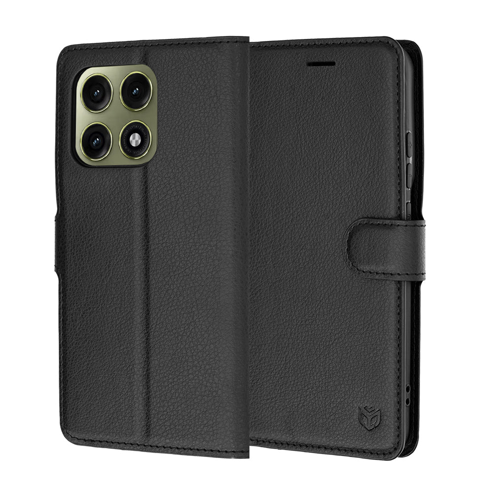 Capa para Motorola Edge 70 Pro, Techsuit, Leather Folio, Preta