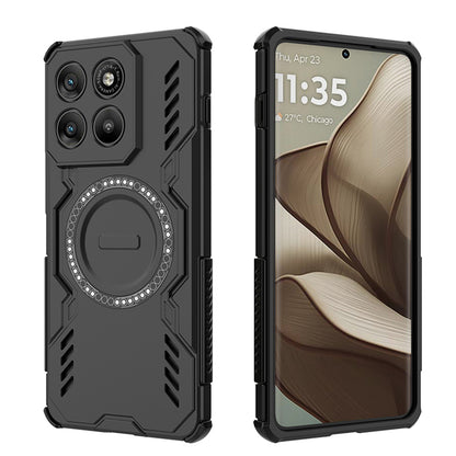 Case for Motorola Edge 70, Techsuit, ArmorMag, Blue