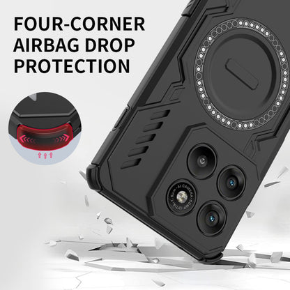 Case for Motorola Edge 70, Techsuit, ArmorMag, Blue