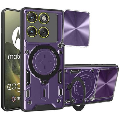 Capa para Motorola Edge 70, Techsuit, CamGuard Pro, Roxo