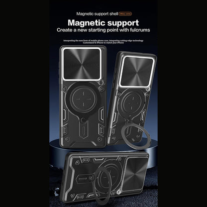 Capa para Motorola Edge 70, Techsuit, CamGuard Pro, Vermelha