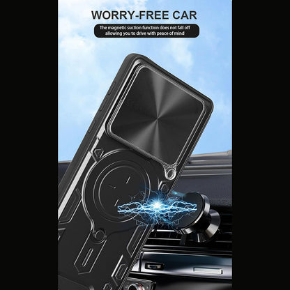 Capa para Motorola Edge 70, Techsuit, CamGuard Pro, Vermelha