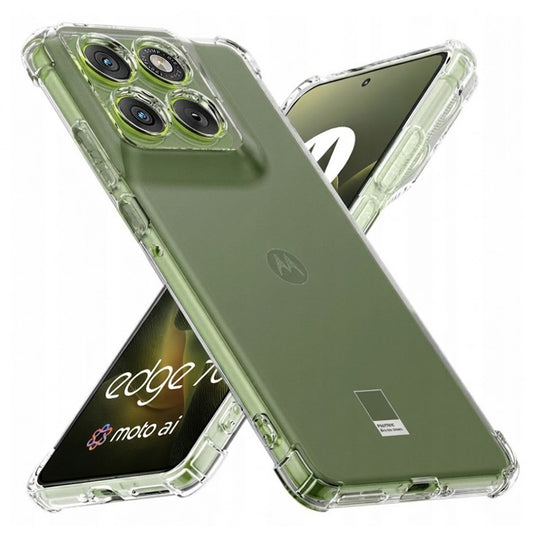 Capa para Motorola Edge 70, Techsuit, Shockproof Clear, Transparente