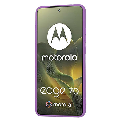 Capa para Motorola Edge 70, Techsuit, SoftFlex, Roxo