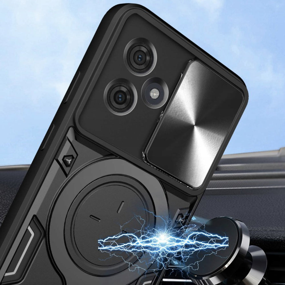 Capa para Motorola Moto G86, Techsuit, CamGuard Pro, Preta