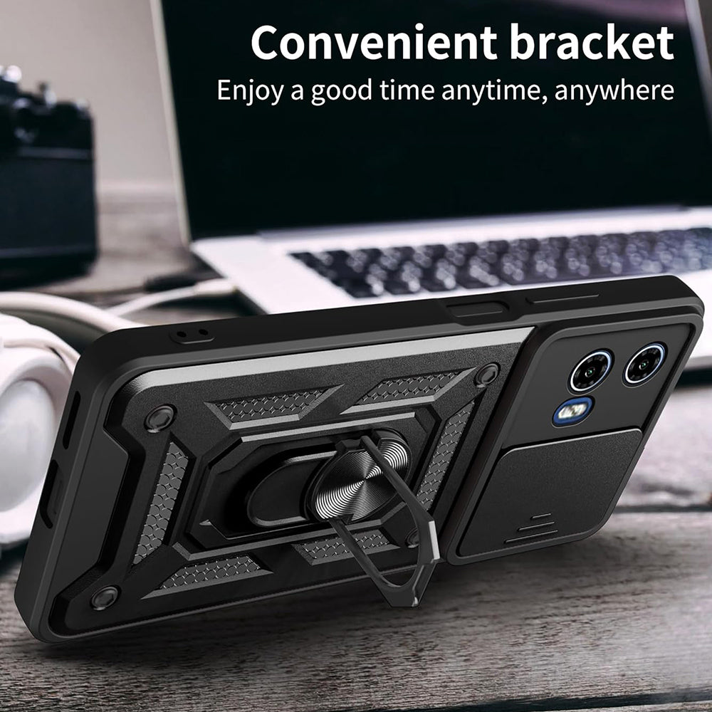 Capa para Motorola Moto G15 / G15 Power, Techsuit, CamShield, Preta