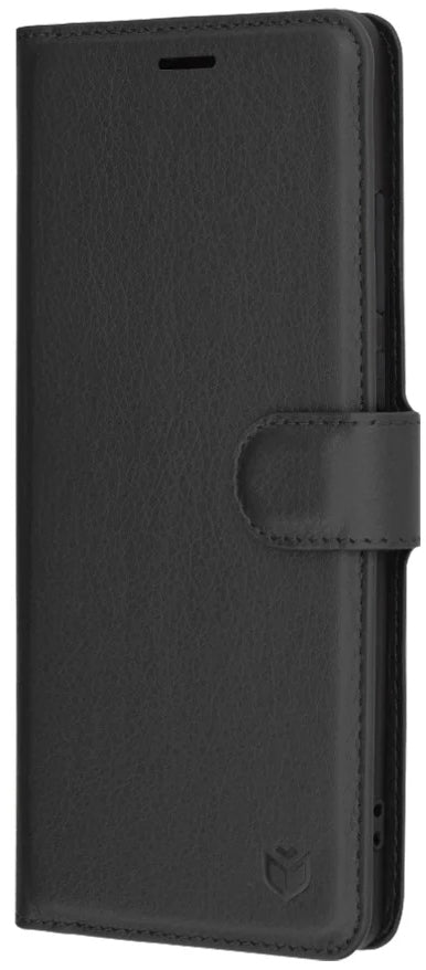 Capa para Motorola Moto G85, Techsuit, Leather Folio, Preta