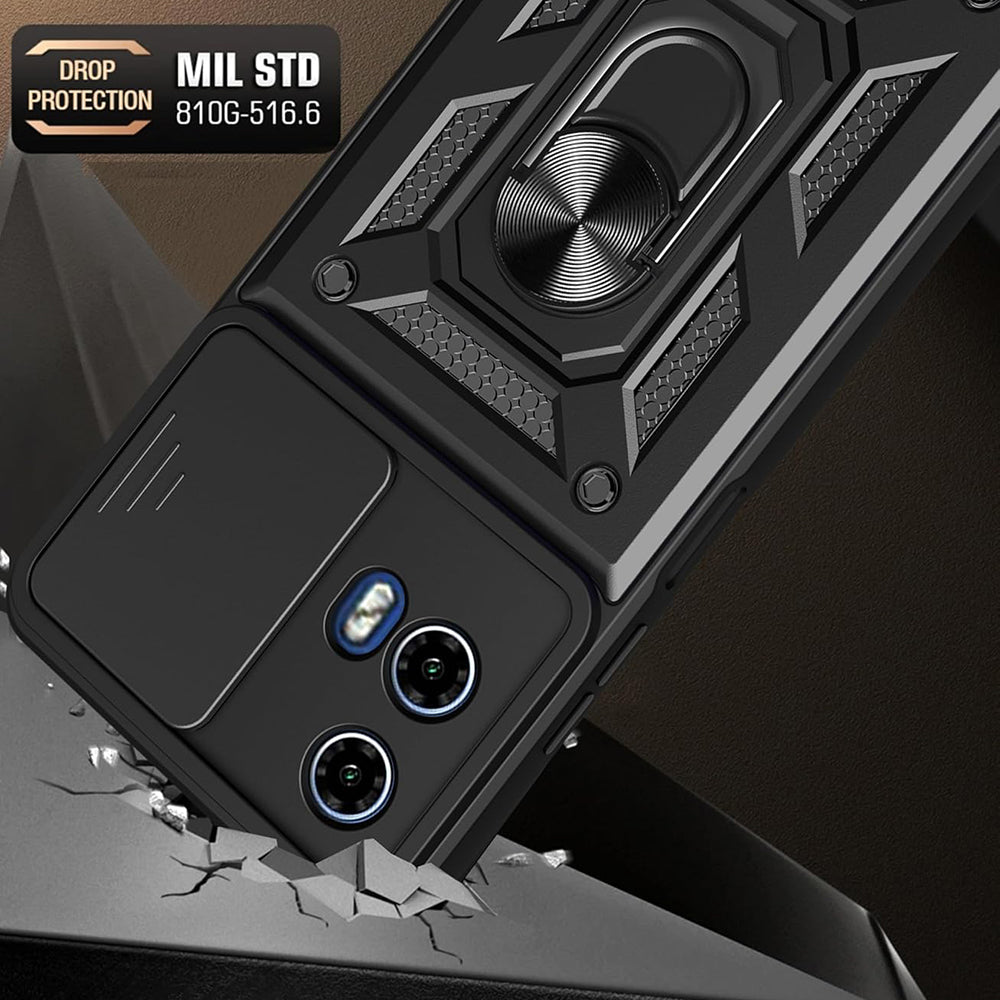 Capa para Motorola Moto G15 / G15 Power, Techsuit, CamShield, Preta