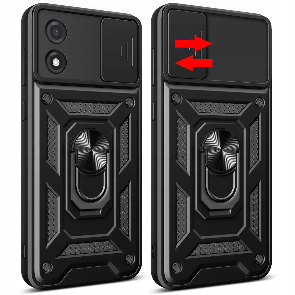 Capa para Motorola Moto E13, Techsuit, CamShield, Preta