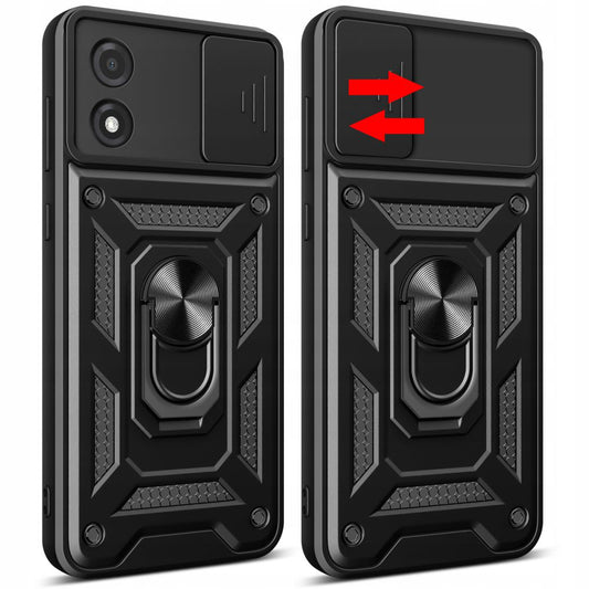 Capa para Motorola Moto E13, Techsuit, CamShield, Preta