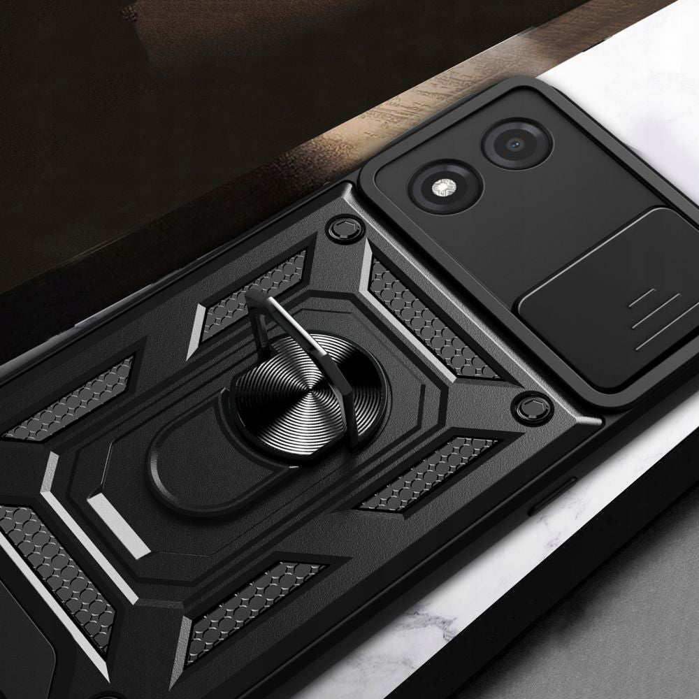 Capa para Motorola Moto E13, Techsuit, CamShield, Preta